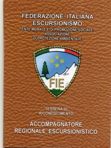 Tessera di Accompagnatore Regionale